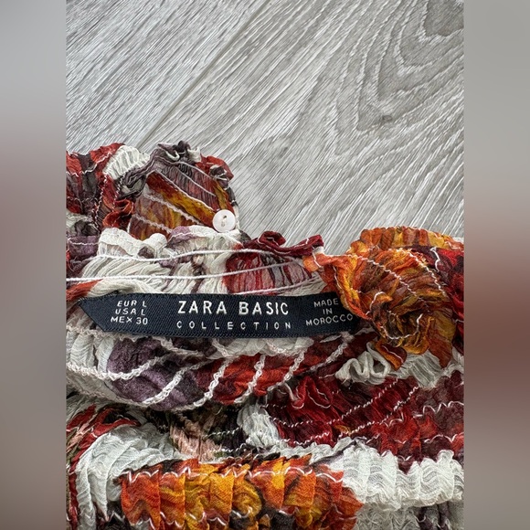 Zara Multicolor Ruffled Dress - Picture 3 of 3